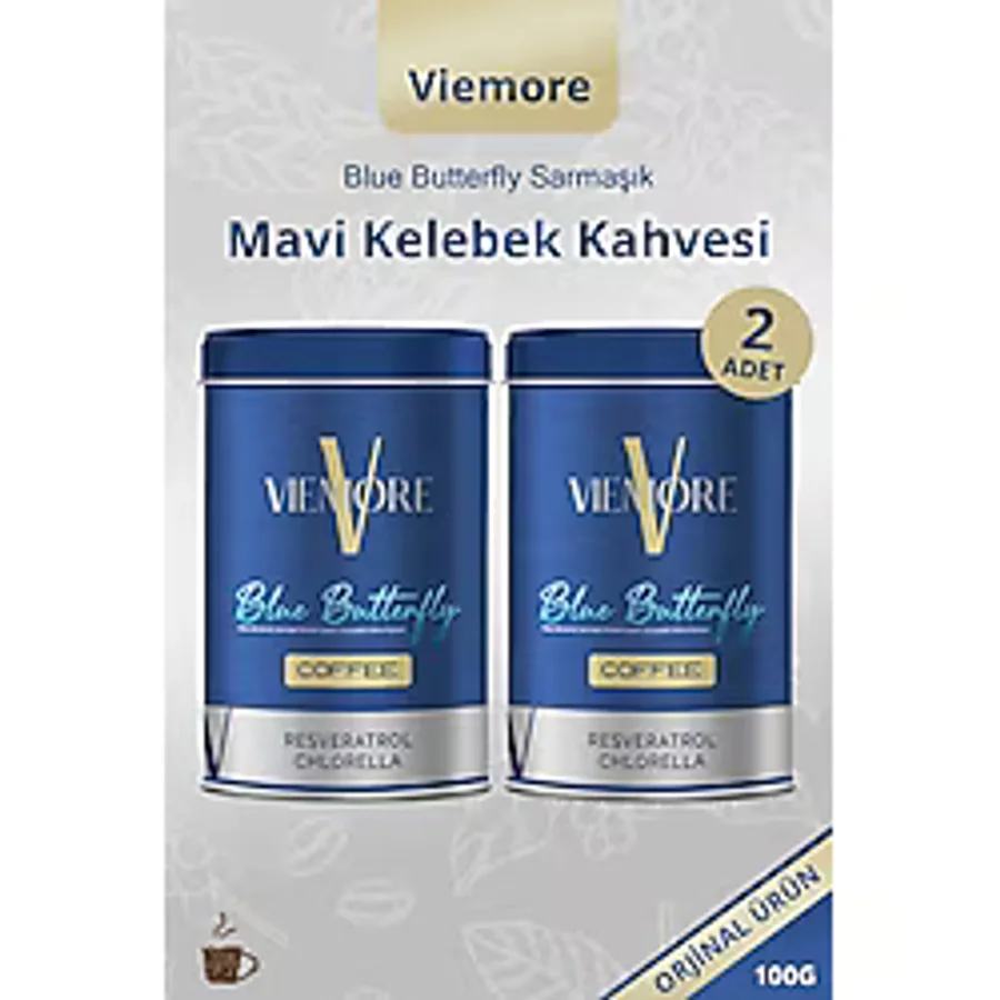 Viemore 2 Adet - Blue Butterfly Sarmaşık Ekstresi Içeren Kahve - Mavi Kelebek Kahvesi 200g