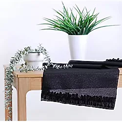 Viemso Simli Keten Runner Fırfırlı 45x150 Cm V0002074