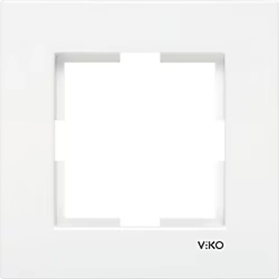 Viko Karre 90960200 Tekli Beyaz Priz Çerçevesi