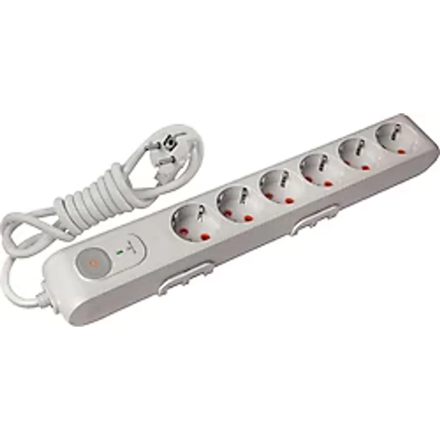 Viko Multi-Let 90117631 1050 Joule Anahtarlı 1.5 m 6'lı Akım Korumalı Priz