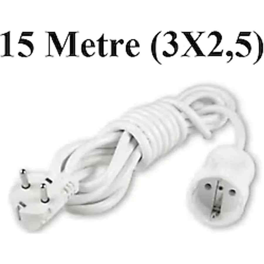 Viko Topraklı 3x2.5 mm 15 m Uzatma Kablosu