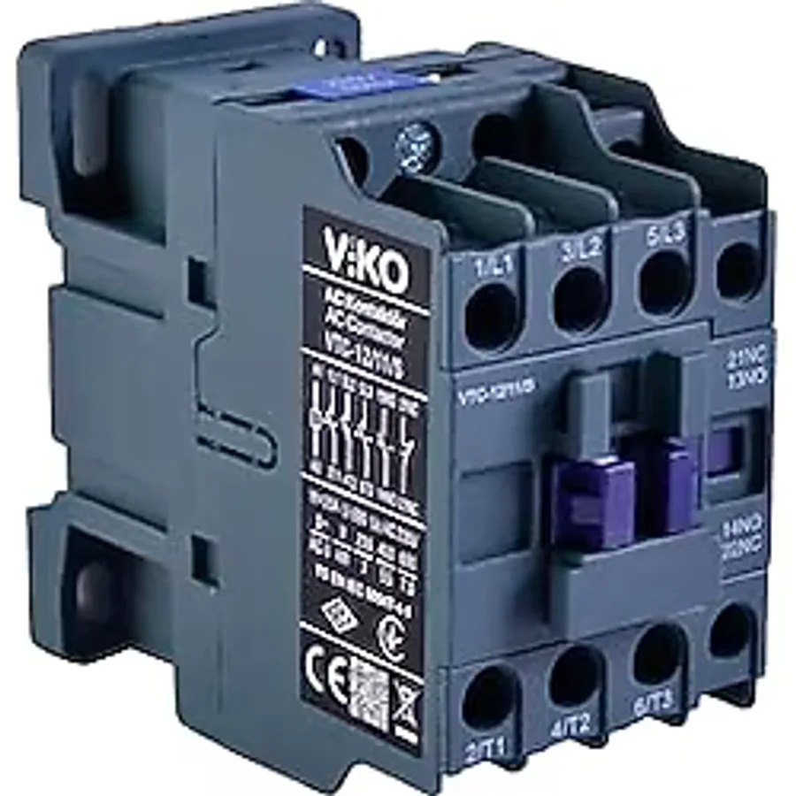 Viko VTC-12/11/S Kontaktör 12A 1no+1nc 230V Bobinli