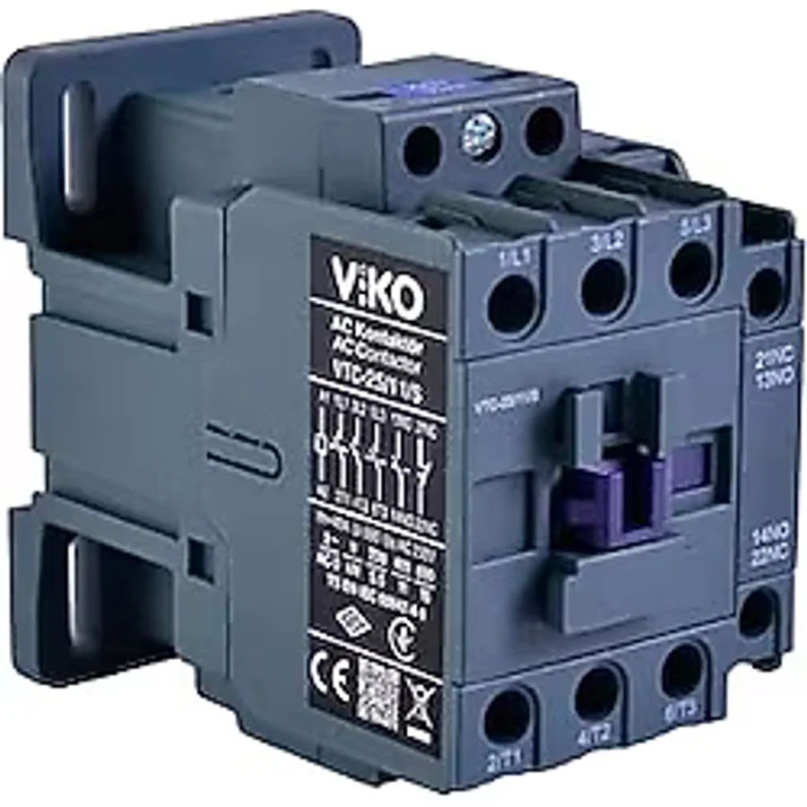 Viko VTC-25/11/S Kontaktör 25A 1no+1nc 230V Bobinli