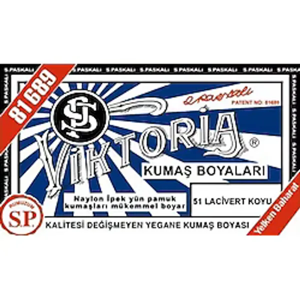 Viktoria Kumaş Boyası 051 Lacivert Koyu