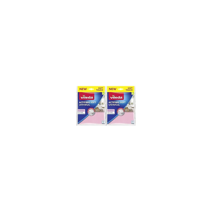 Vileda Actifibre Soft Universal Temizlik Bezi 2'li 2 Adet