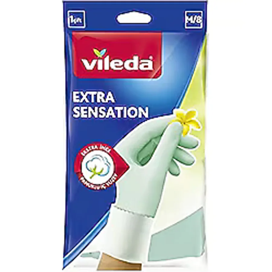 Vileda Extra Sensation Orta Boy Temizlik Eldiveni