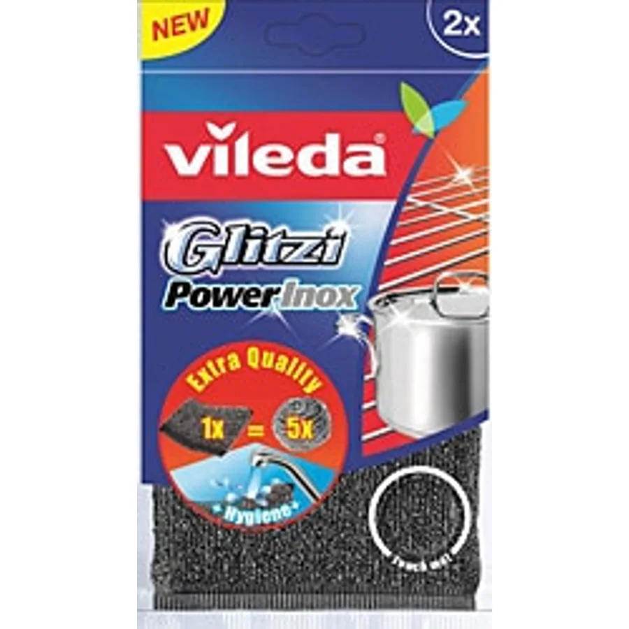 Vileda Glitzi Power Inox Pad 2'li Bulaşık Teli