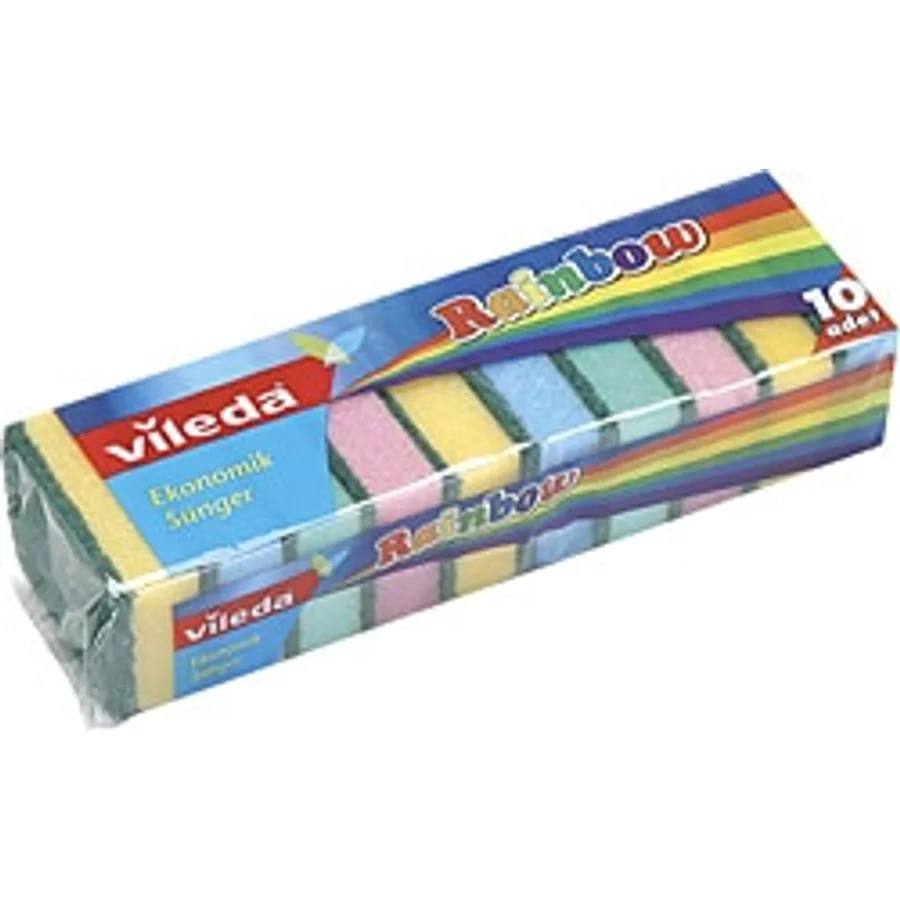 Vileda Rainbow 10'lu Bulaşık Süngeri