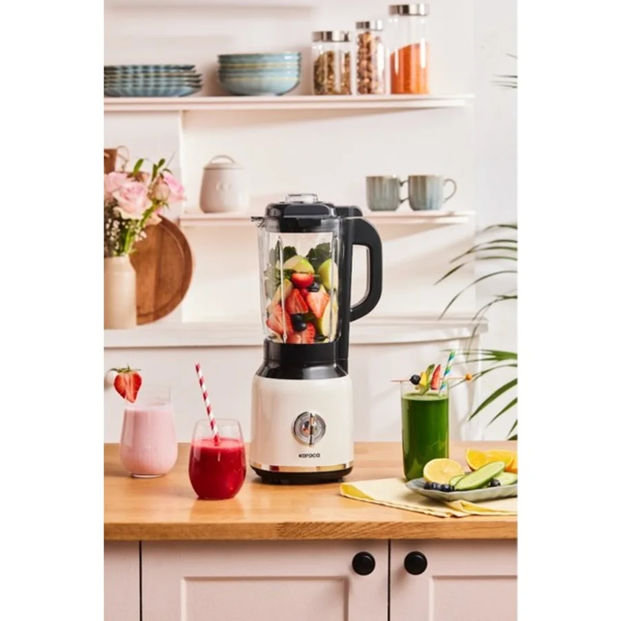 Vintage Tarzı Smoothie Blender, Şık ve Kullanışlı Mutfak Cihazı