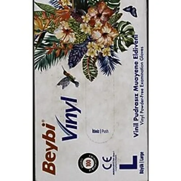 Vınyl (Vinil) Eldiven (Temizlik, Gıda, Kuaför, Bahçe, Iş Eldiveni) (Large (Büyük)) - Çok Renkli