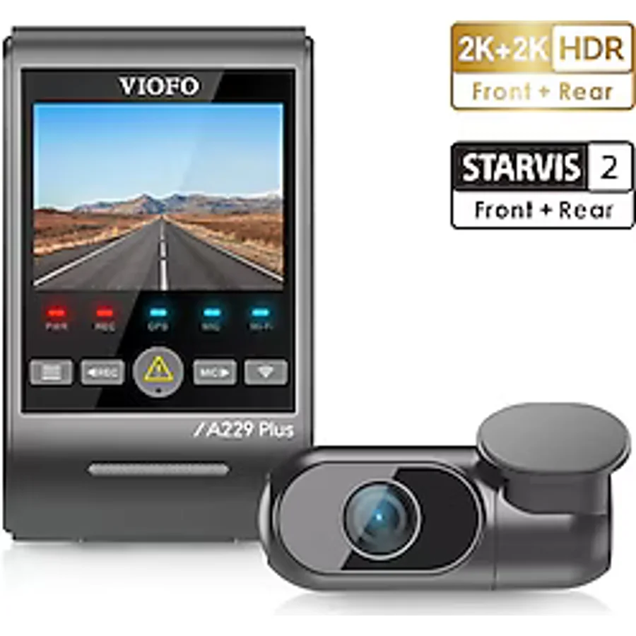 Viofo A229 Plus Ön ve Arka Araç Kamerası Seti
