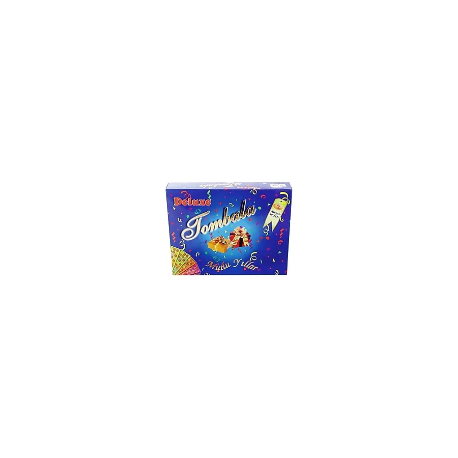 Vıp Kalite Deluxe Tombala Yılbaşı Oyunları Ahşap Pullu Tombala Büyük Boy Oyun Kartları Yaz Oyunları - Renkli