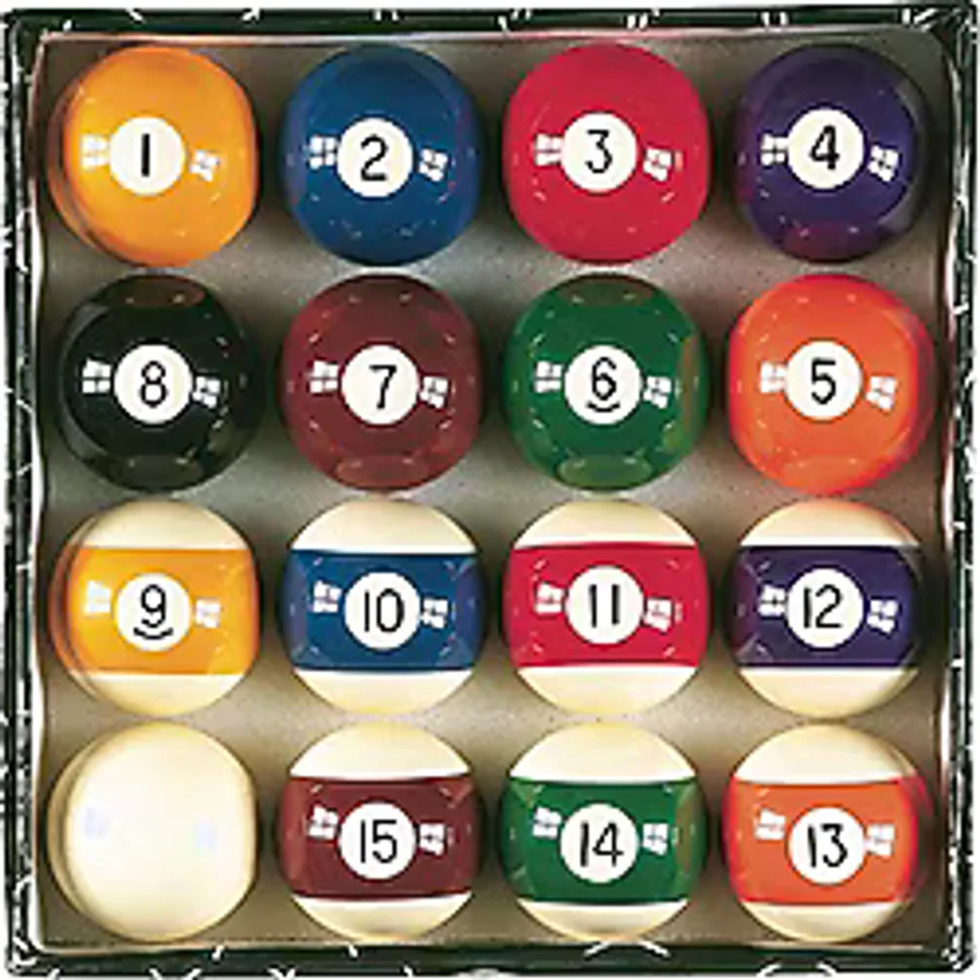 Viper Billiard Master 2 - 1/10,2 cm Yönetmeliği Boyut bilardo/Pool toplar, komple 16 Ball set