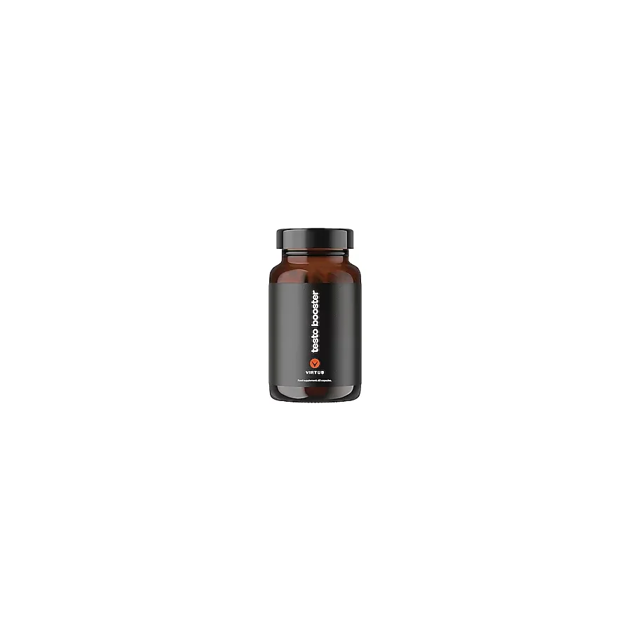 Virtus Testo Booster Tribulus Terrestris, Kore Ginsengi, Çemen, Bor, Vitamin D, Içeren Takviye Edici Gıda