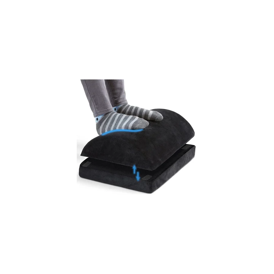 Visco Ayak Dayama Minderi, Masaj Noktalı Ergonomik Ayarlanabilir Ayak Desteği, 42X28,5X17cm