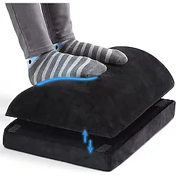 Visco Ayak Dayama Minderi, Masaj Noktalı Ergonomik Ayarlanabilir Ayak Desteği, 42X28,5X17cm