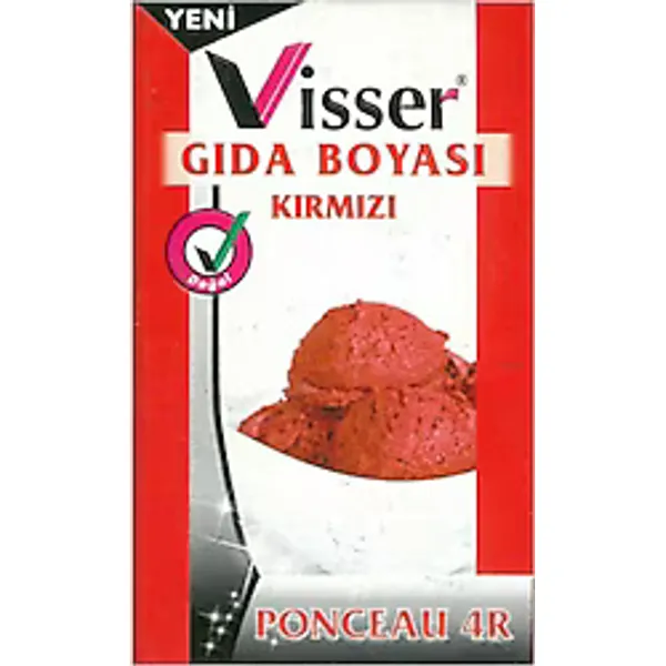 Visser Kırmızı 9 gr Toz Gıda Boyası