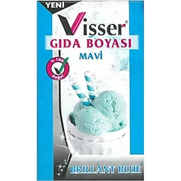 Visser Mavi 9 gr Toz Gıda Boyası