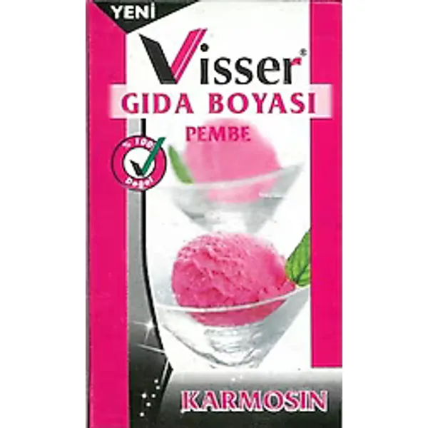 Visser Pembe 9 gr Toz Gıda Boyası