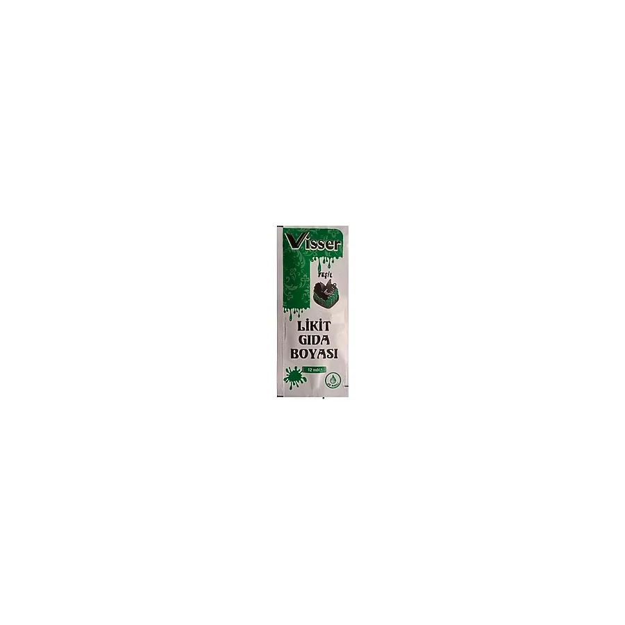 Visser Yeşil 12 ml Likit Gıda Boyası