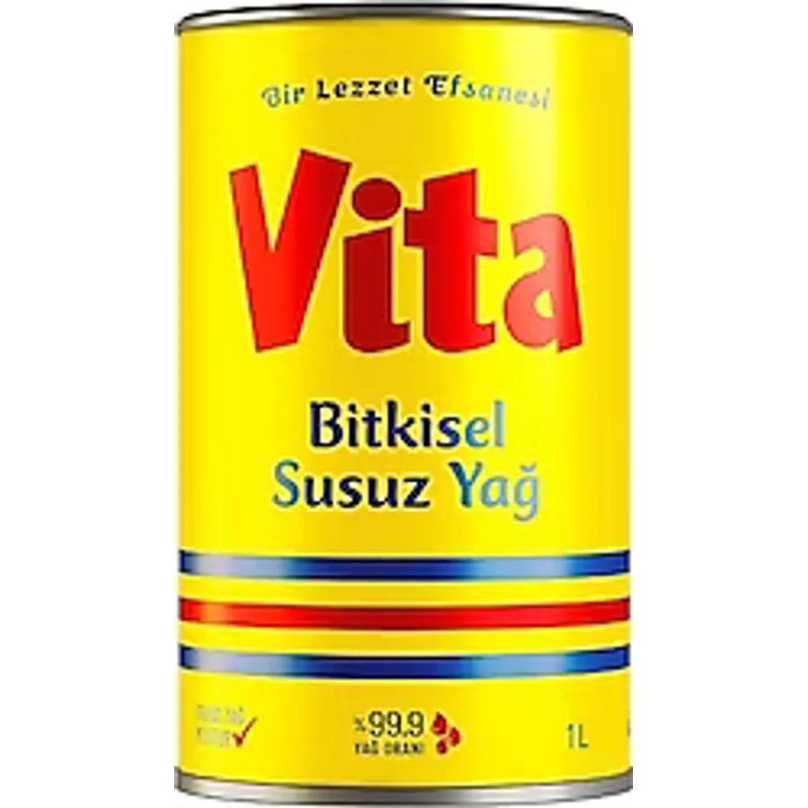 Vita Bitkisel Susuz Margarin 1 lt