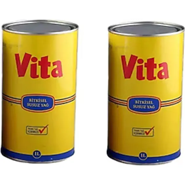 Vita Bitkisel Susuz Yağ 1 Lt X 2 Adet