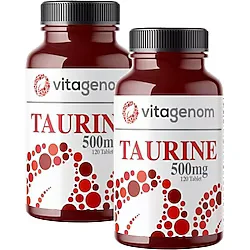Vitagenom Taurine 500 mg 120 Tablet 2'li