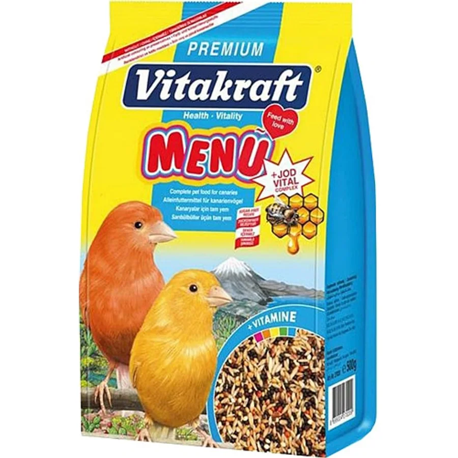 Vitakraft Menu Jod Vital Complex Premium 500 gr Kanarya Yemi