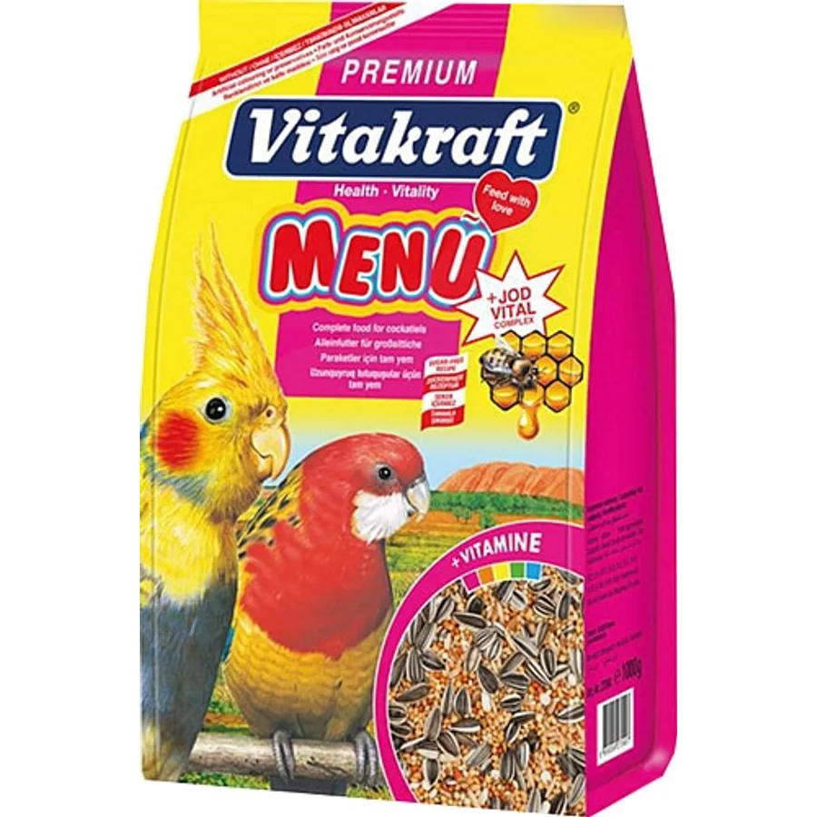 Vitakraft Menu Premium 1 kg Paraket Yemi