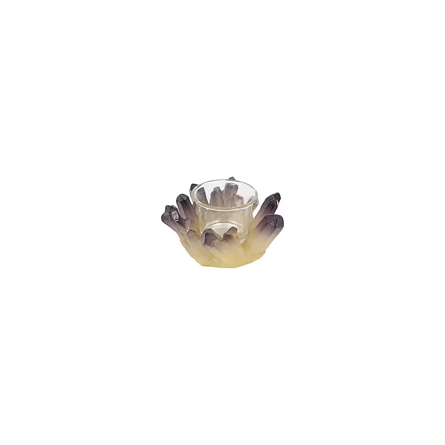 Vitale Dragon Dekoratif Ametist Mumluk 11x6 cm AK.ID0033