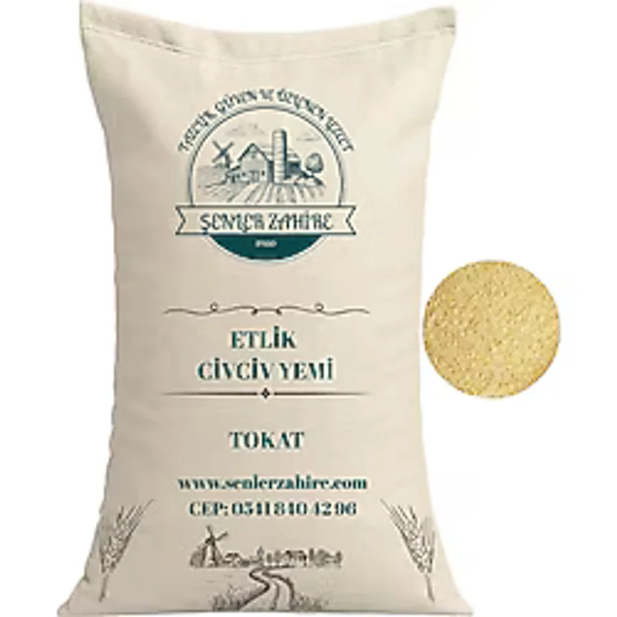 Vitaminli Mısırlı Etlik Civciv Yemi - Hızlı Büyüten Granül - 10 Kg