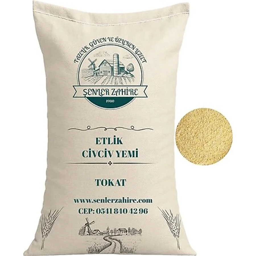 Vitaminli Mısırlı Etlik Civciv Yemi - Hızlı Büyüten Granül - 10 Kg