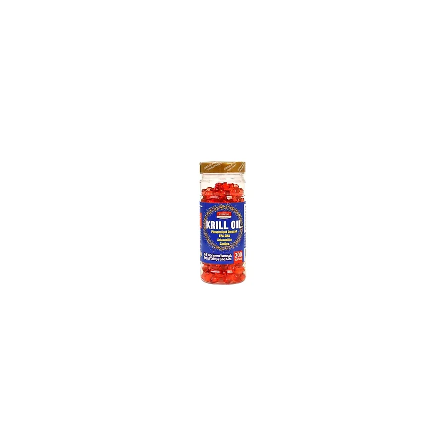 Vitapol Krill Oil 200 Yumuşak Kapsül Phospholipid Omega 3 Epa Dha Astaxanthin Choline Krill Yağı