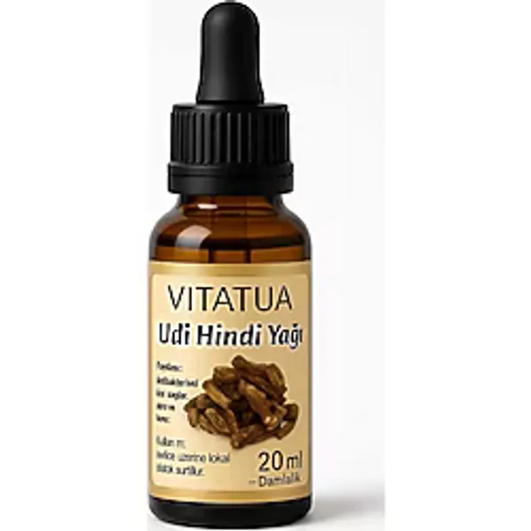Vitatua Udi Hindi Yağı %100 Doğal Bitkisel Uçucu Yağ 20 Ml