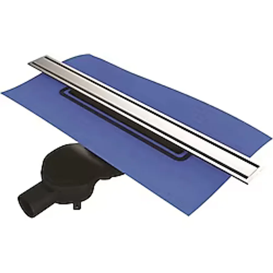 VitrA 5702036 Eco-Flow V-Flow Dk100 60 Cm Duş Kanalı,Mat Krom Yan