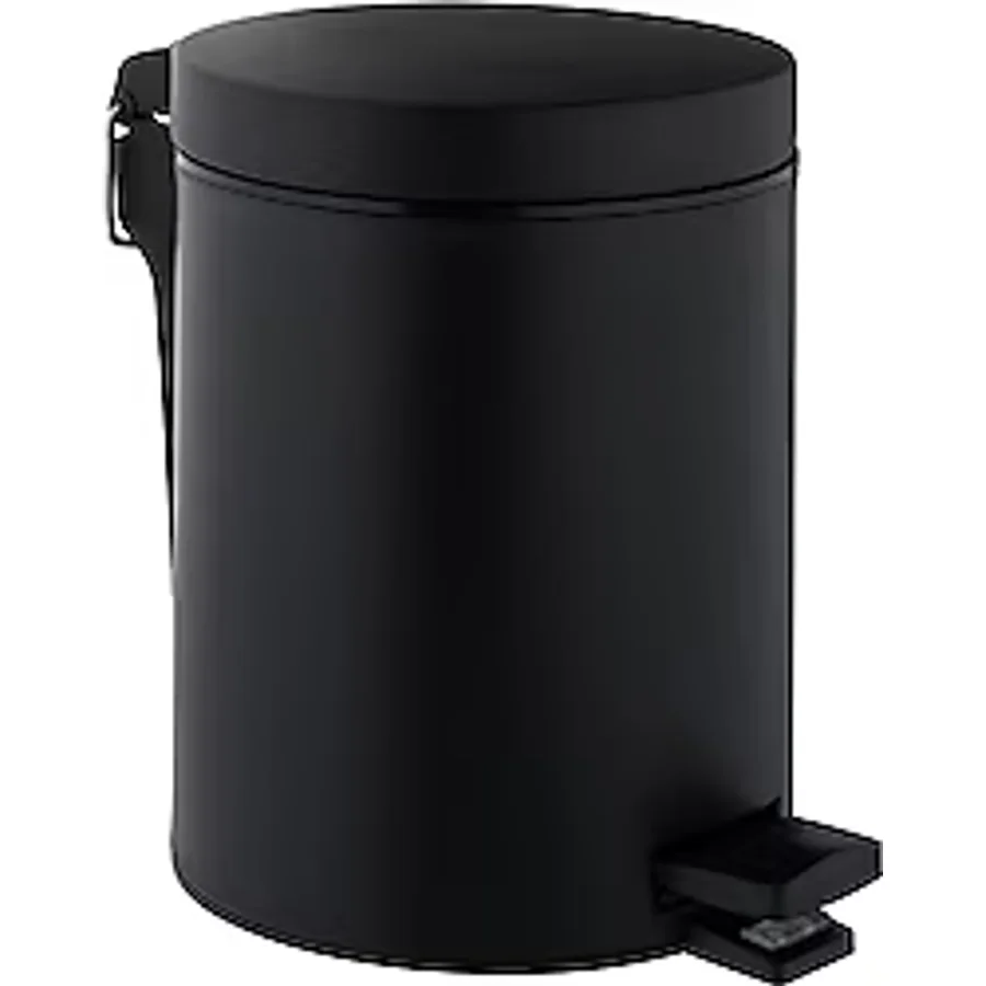 VitrA A4414936 Base 300 5 lt Mat Siyah Banyo Çöp Kovası