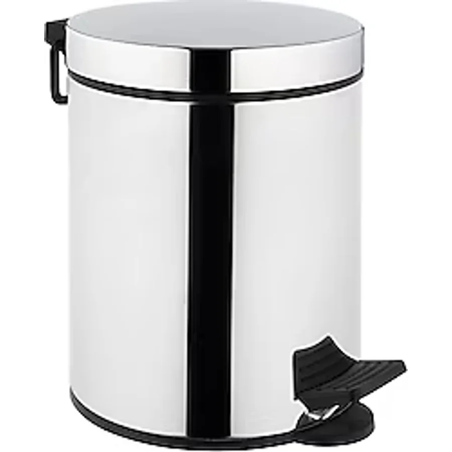VitrA A44154 Base 100 5 lt Krom Banyo Çöp Kovası