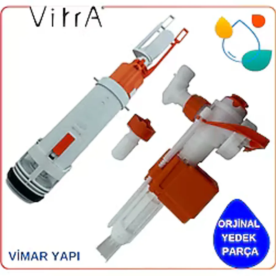 Vitra Gömme Rezervuar Iç Takım Seti 42618yp-436317yp Turuncu