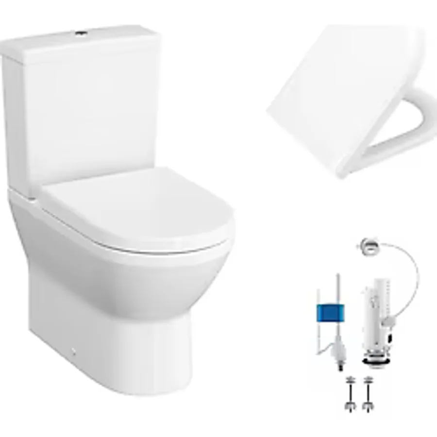 VitrA İntegra Kanalsız Rimex Klozet+VitrA Duroplas yavaş Kapak+VitrA Basmalı İç Takım