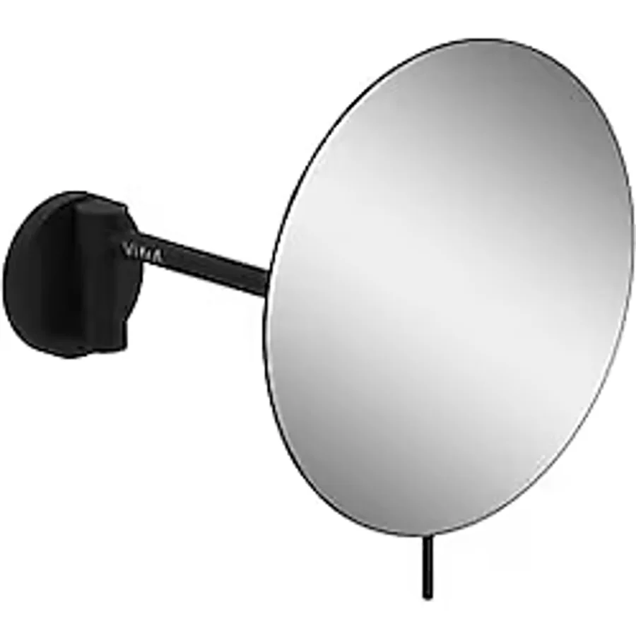 VitrA Origin A4489536 Makyaj / Traş Aynası Gezer Kollu,Mat Siyah
