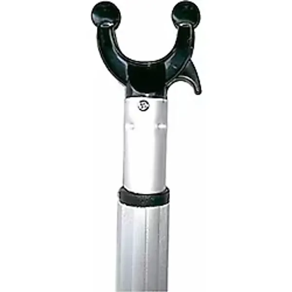Vitrin Raf 2 mt Askı Sopası - Mağaza Tekstil Askısı - Pazarcı Sopası - Elbise Sopası (Vitrin Raf) - Gri