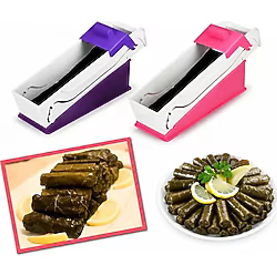 Vitrinfly Yaprak Sarma Makinesi Pratik Dolma Sarma Aparatı 3 Kademeli
