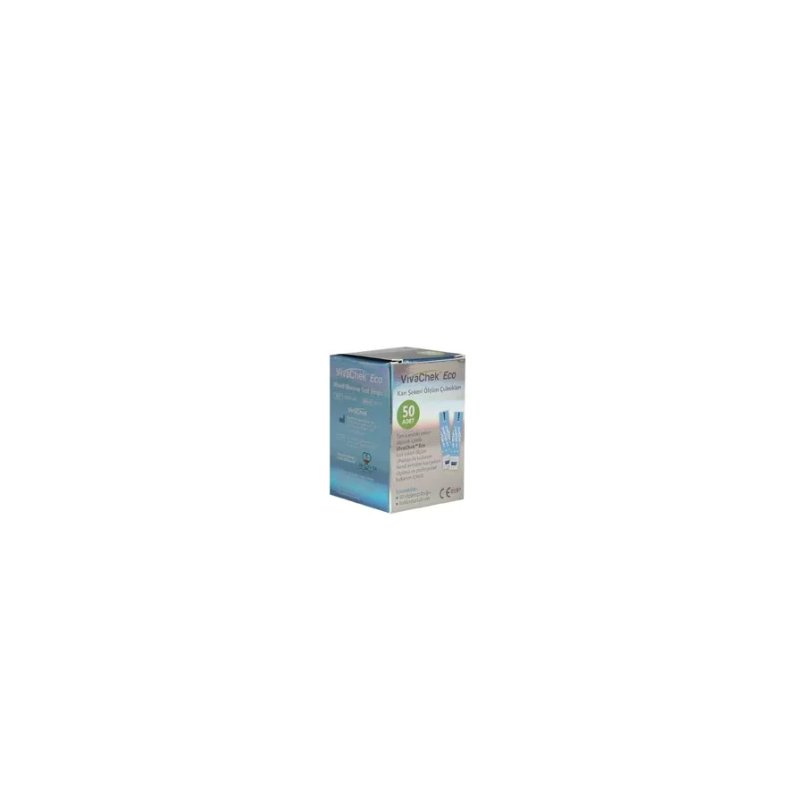 VivaChek Eco 50'li Şeker Ölçüm Çubuğu