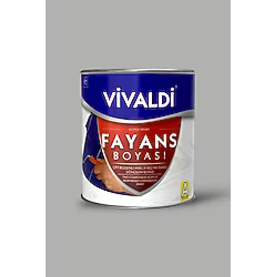Vivaldi Fayans Boyası - Astar ve Vernik Gerektirmeyen Boya - Sınırsız Renk 1 kg - 1 lt - Meteor