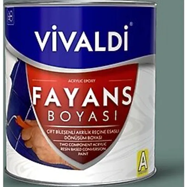 Vivaldi Fayans Boyası - Astar Ve Vernik Gerektirmeyen Boya - Sınırsız Renk 1 Kg Maviçam