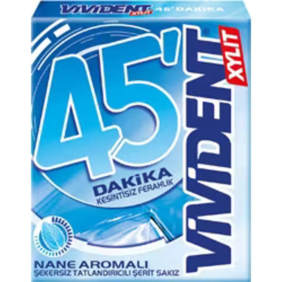 Vivident 45 Dakika Nane Aromalı 33 gr Sakız
