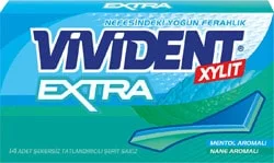 Vivident Extra Mentol & Nane Aromalı Sakız 26 gr