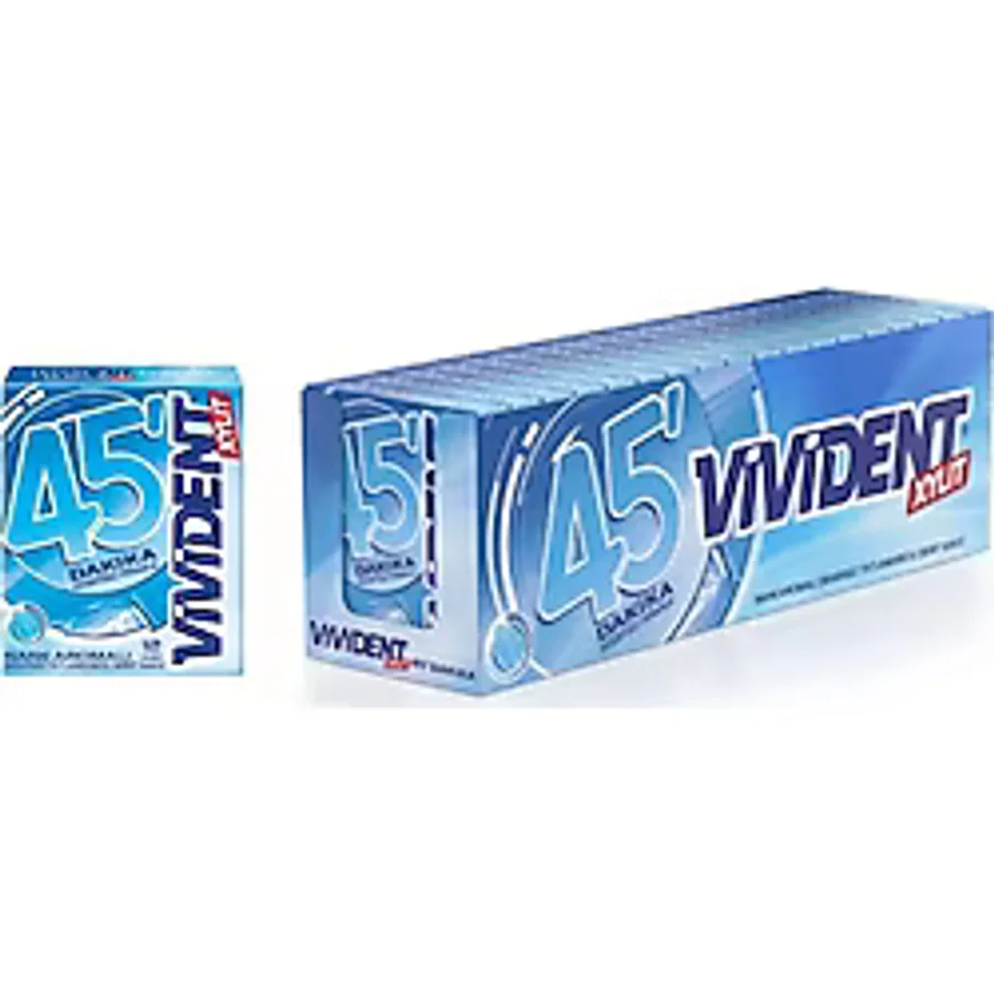 Vivident Xylıt 45 Dakika Nane Aromalı Şekersiz Sakız 33 G X 18 Adet