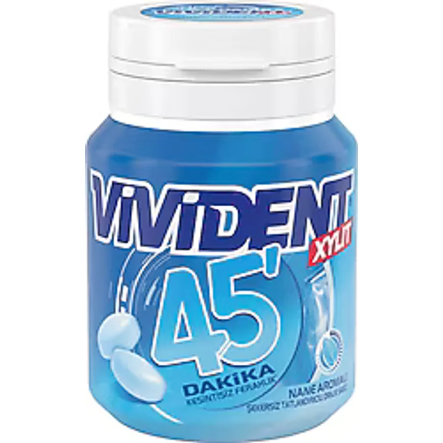 Vivident Xylit 45 Dk Naneli Sakız 67 gr