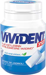 Vivident Yeşil Nane Aromalı 67 gr Şişe Sakız
